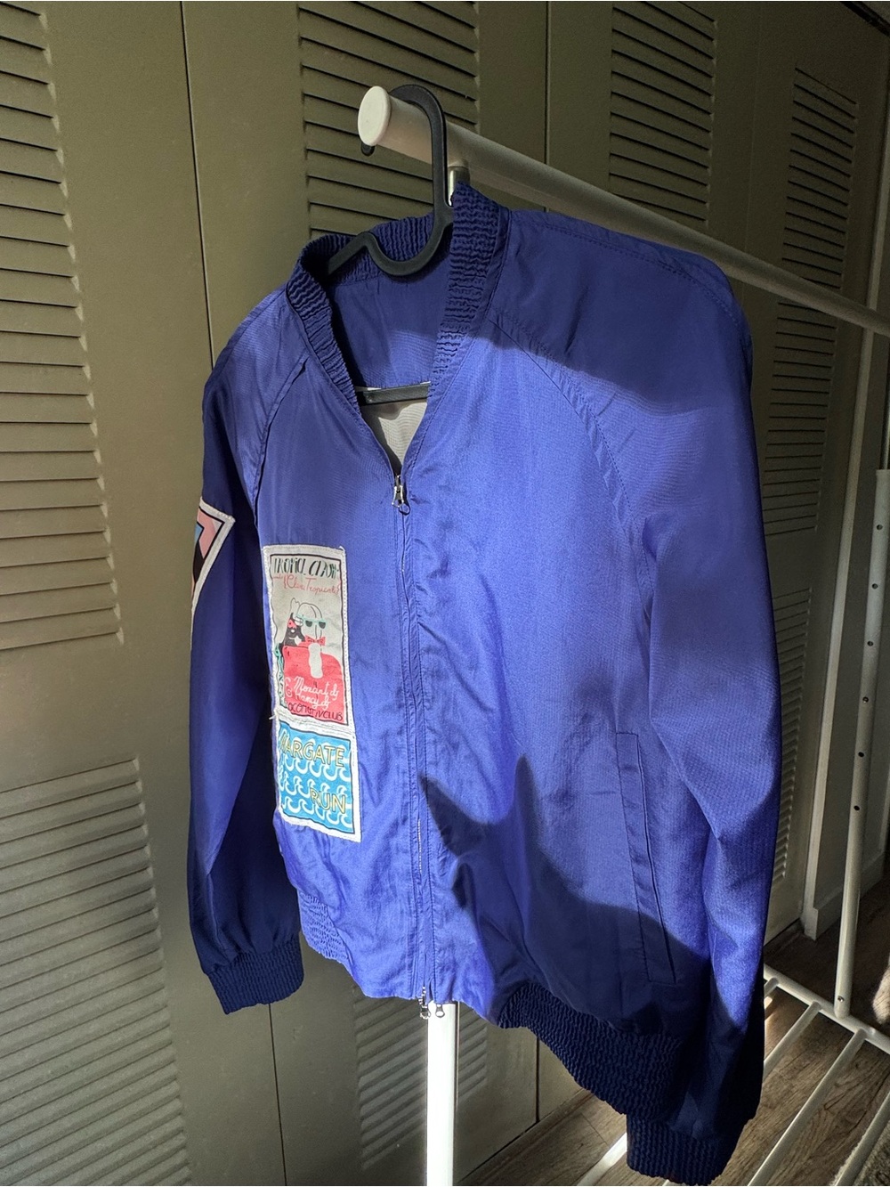 Vintage Bomber with Patches, Small